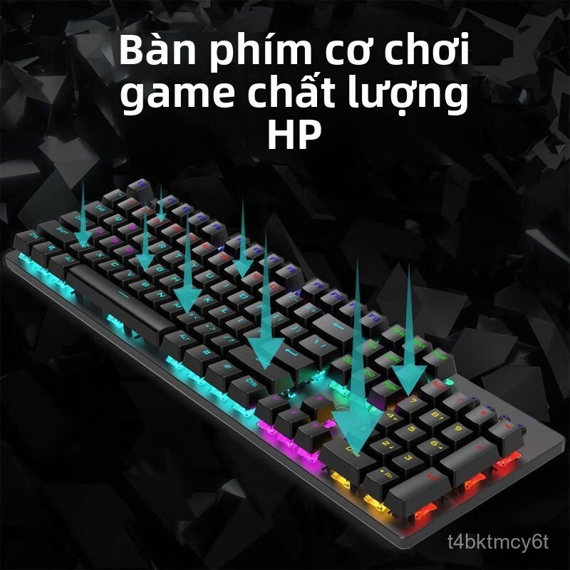 Combo phím chuột tai nghe gaming HP GK100F chính hãng trọn bộ trang bị cho game thủ chuyên nghiệp
