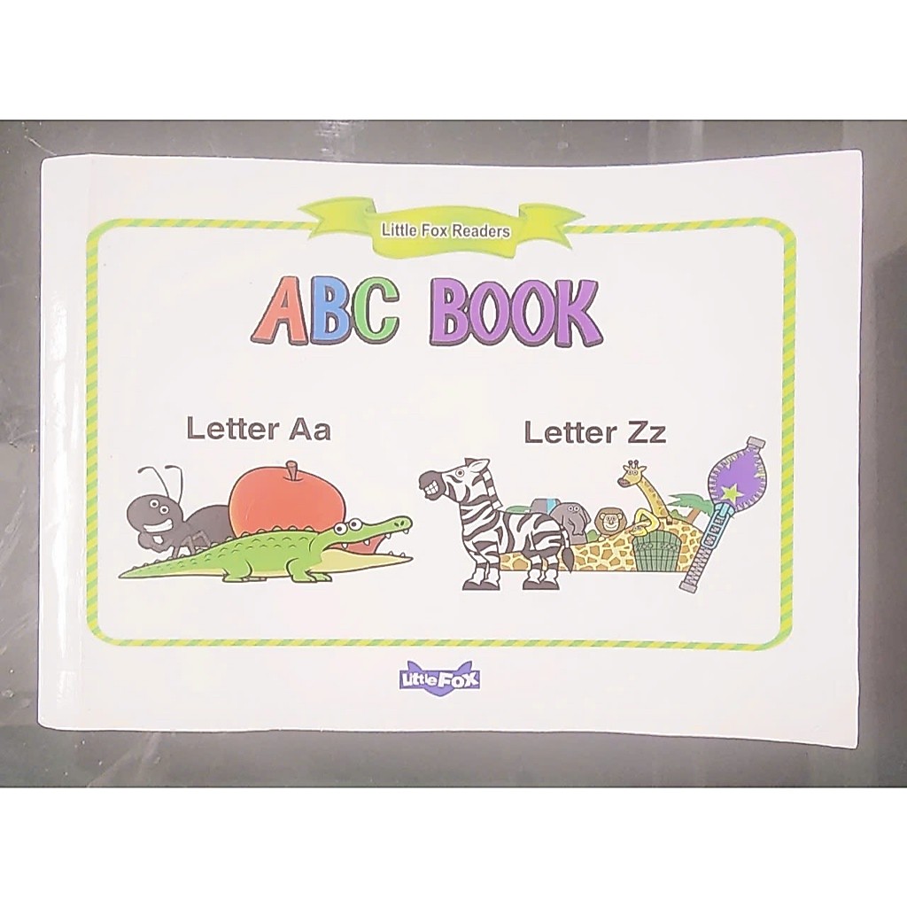 Vở little fox readers ABC Book ,Word families ( từ 1-20 in màu laze giấy thường)