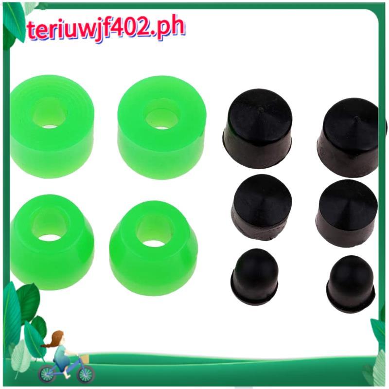 10 Chiếc Longboard Ván Trượt Ống Lót Hình nón Xi Lanh Bushing Trục Ly Bộ Phụ Kiện Cho Xe Tải Longboa