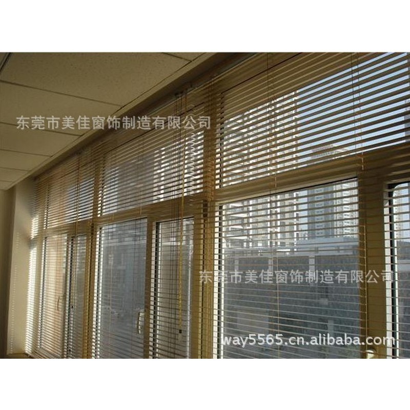 Cung cấp rèm văn phòng Rèm cửa bằng tay Louver Rèm hợp kim nhôm Louver Cur