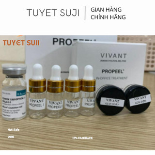   Chiết dùng 1 lần   Peel Vivant ProPeel căng bóng se lcl làm sáng tặng ống b5 silisca kem dưỡng hồi phục 