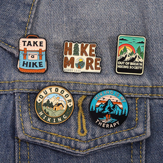  Phụ kiện thể thao ngoài trời - Mũ trâm cài quần áo thời trang balô và huy hiệu làm quà tặng 