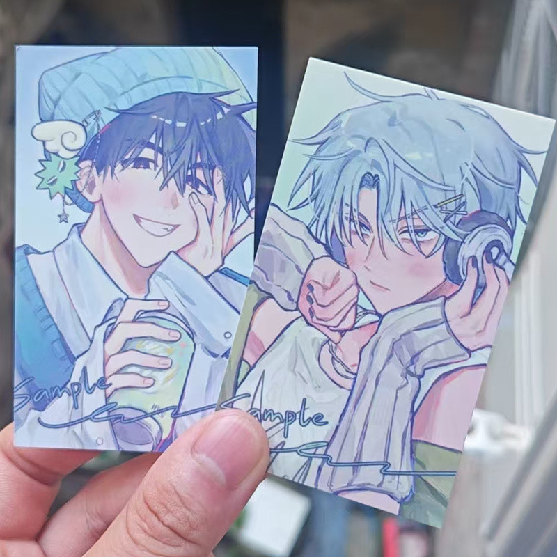 2 Cái / lốc Kawaii High Guality TV Alien Stage Decor Lomo Card Ivan Till Photocard HD Album Hai Mặt 