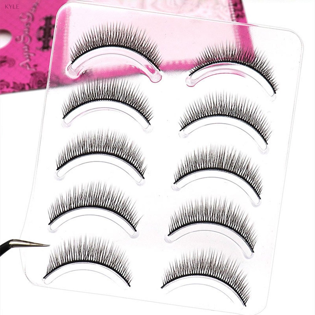 Lông mi giả Manga màu đen - Cosplay Trang điểm DIY Beauty Extension