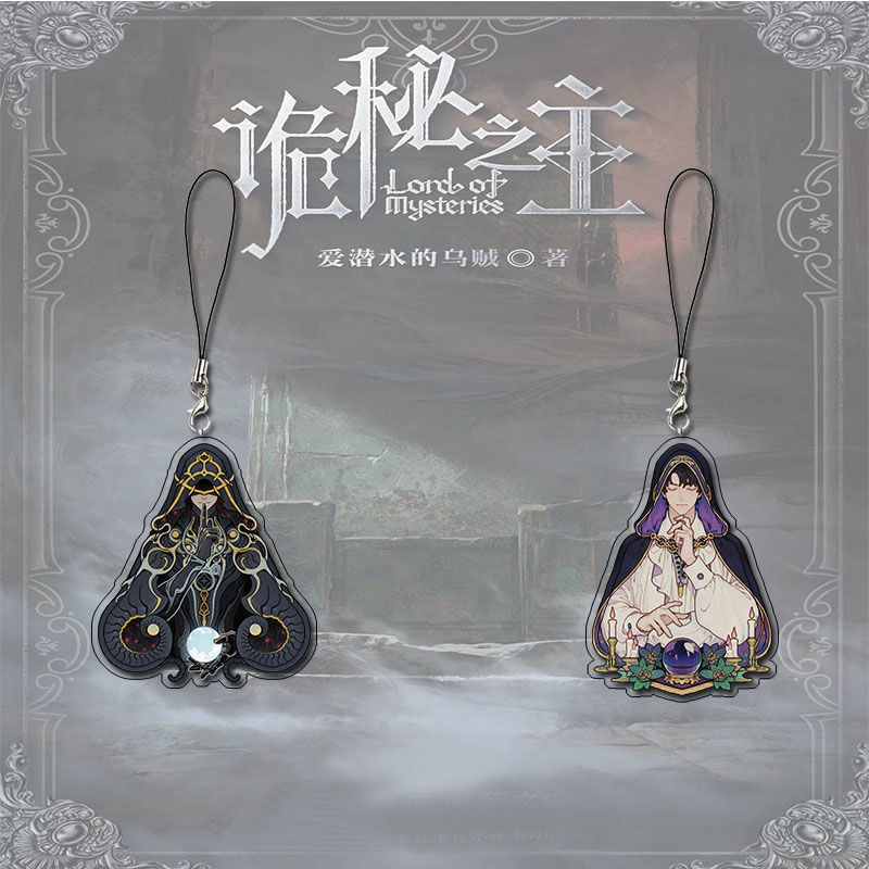 Lord of Mysteries Mobile Phone Lanyard Klein Moretti Acrylic Pendant Leonard Mitchell Straps Hanging