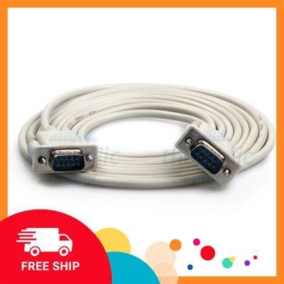 Cáp Nối Tiếp RS232 DB9 Đực-Đực Đấu Thẳng Dài 1.5m