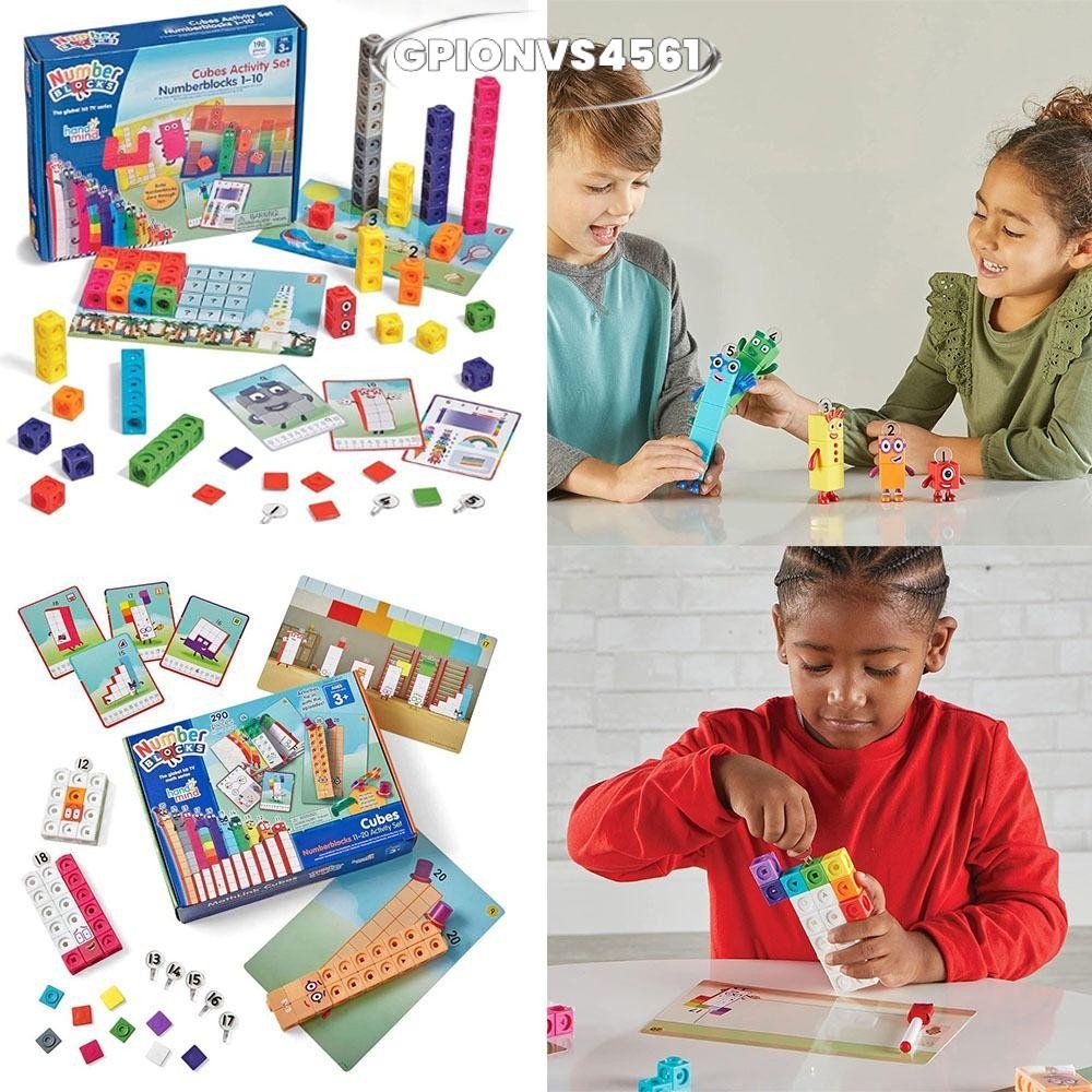 GPIONVS4561 Numberblocks, Xây dựng kỹ năng toán sớm Khối xây dựng số 1 đến 10, Đồ chơi giáo dục nhiề