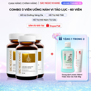 Combo 3 Hộp Viên Uống Sắc Ngọc Khang Vi Tảo Lục