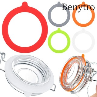 BENYTRO Silicone Seals Có Thể Tái Sử Dụng Cao Su Niêm Phong Lưu Trữ Đóng Hộp Phụ Kiện Mason Jars Gioăng