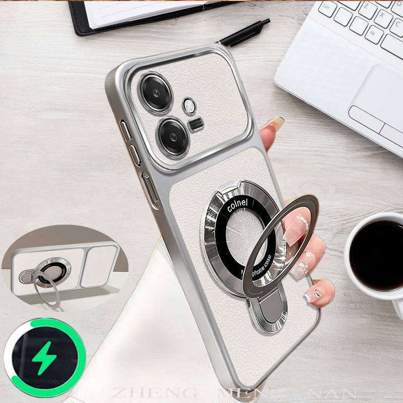 Thích hợp cho OPPO A3 5G OPPO A3X 4G OPPO A3X 5G OPPO A5i 4G mới bằng da từ tính U ốp lưng điện thoạ