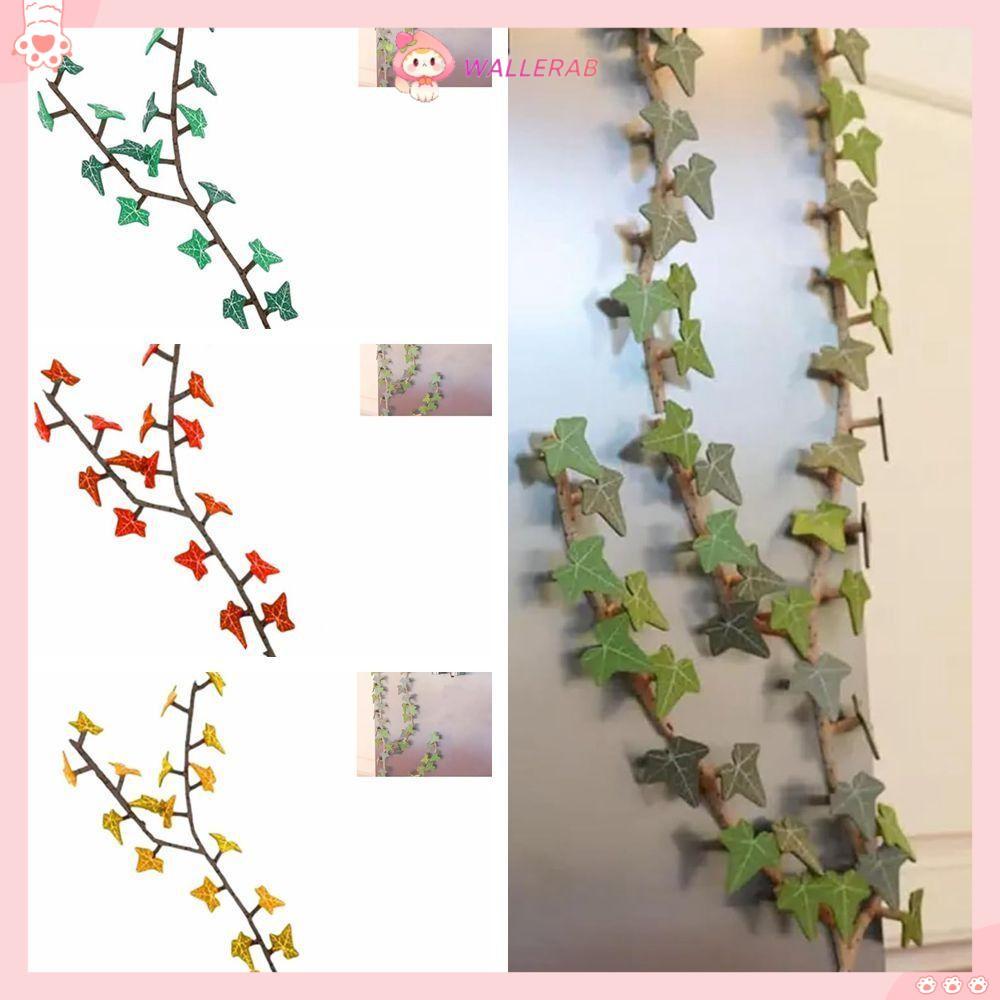 Nam châm tủ lạnh WALLERAB English Ivy, Nam châm bền in hình nam châm Ivy, với thân khớp nối Nam châm