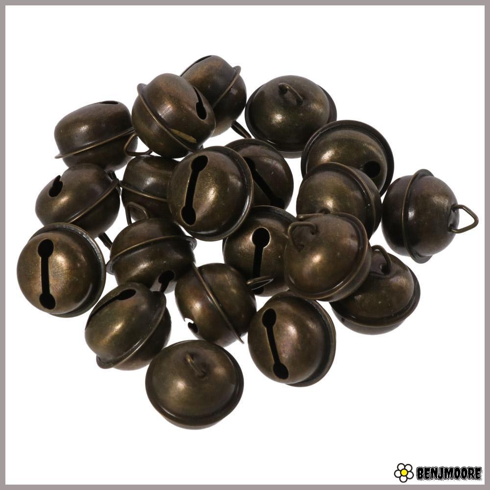 BENJMOORE 20 Chiếc Chuông, Chuông Jingle 22mm Thép, Chuông Jingle Cascabeles Giáng Sinh