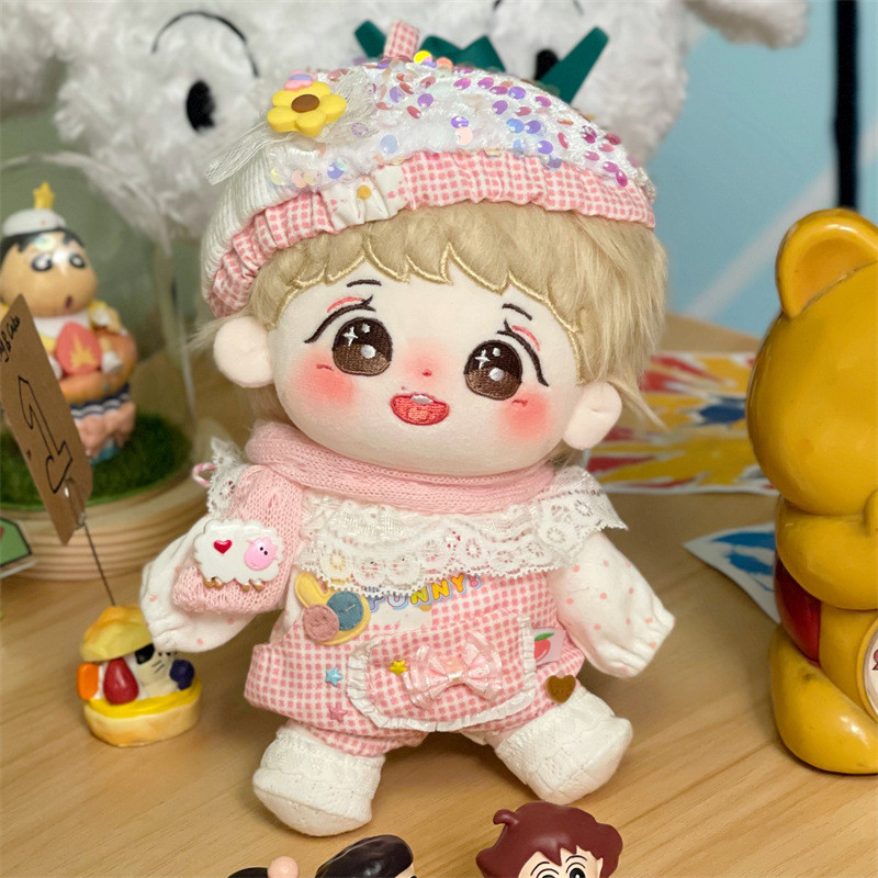 20cm Bên Baekhyun Cotton Doll EXO Sang Trọng Chính Hãng Búp Bê Ngôi Sao Búp Bê Đồ Chơi Ngày Lễ Quà T