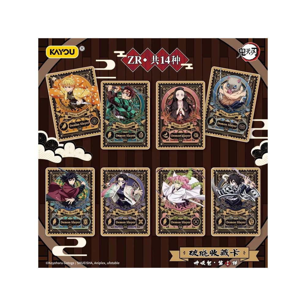 Kayou Demon Slayer Card Dawn Breath Pack No. 1 ZR Tomioka Giyuu Thẻ Đơn DR UR Thẻ Bộ Sưu Tập Bán Đơn