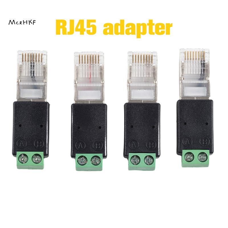 Bộ chuyển đổi áo thiết bị đầu cuối chuyển đổi MceHKF RJ45 sang RS485 với đầu RJ45 pha lê 8P8C để kiể