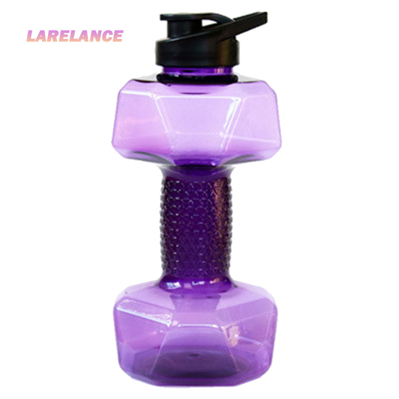 Di Động Dumbell Dung Tích Lớn Chai Uống Dumbell Hình Dạng Chai Nước Barbell Turnhalle Tập Thể Dục Th