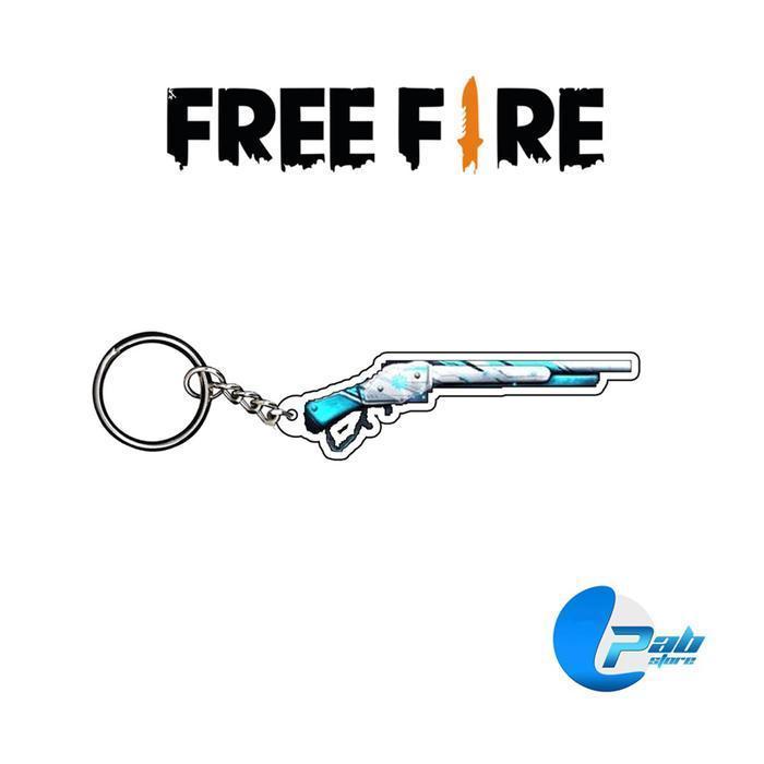 Free Fire - Gantungan Kunci Senjata Berwarna-warni untuk Penggemar Game Free Fire | gantung kunci fr