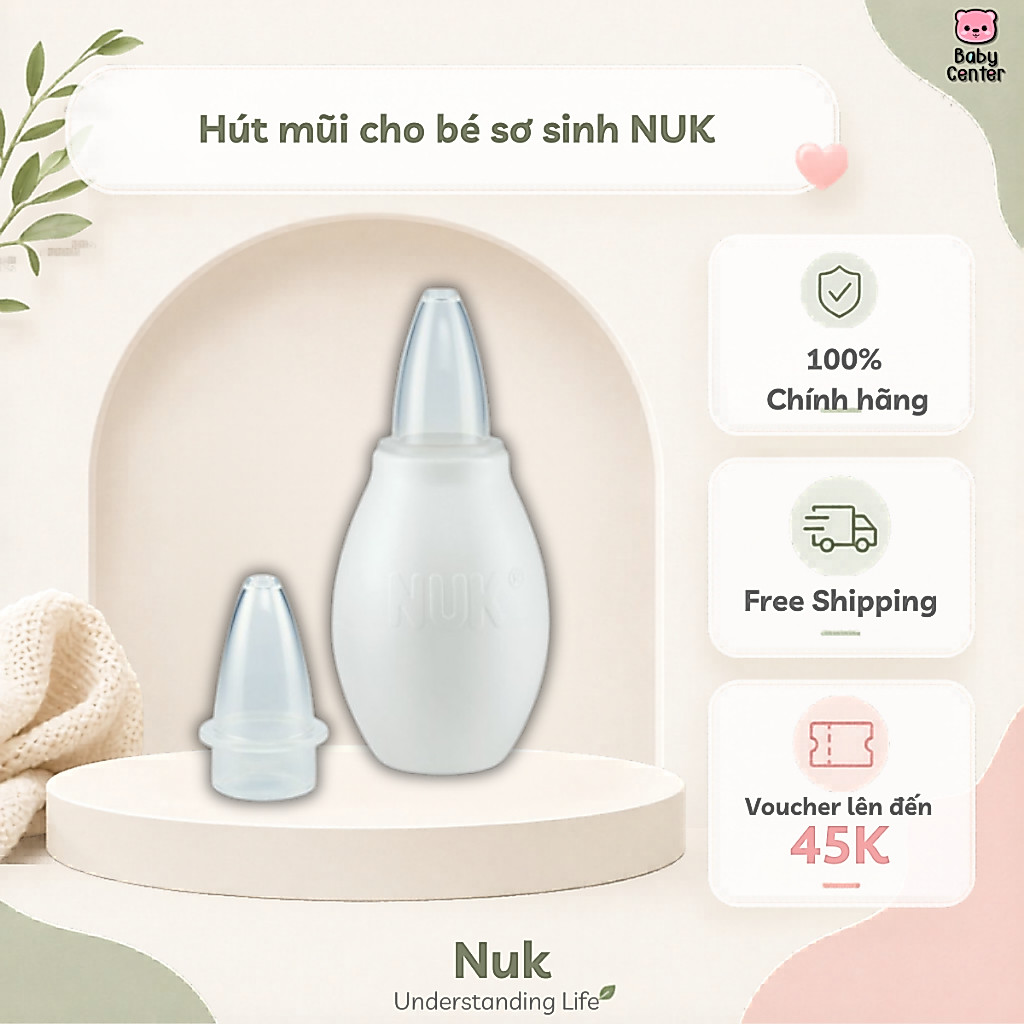 Hút mũi cho bé sơ sinh NUK