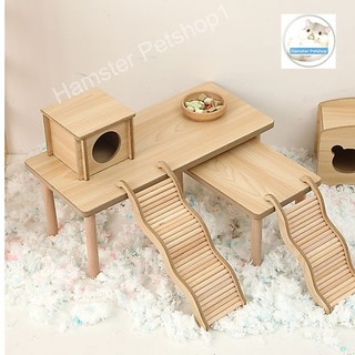 Thang gỗ, bàn gỗ , đồ chơi gỗ cho hamster , sóc , nhím