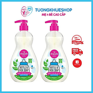 Nước rửa bình sữa Dapple 500ml không mùi - NK Mỹ