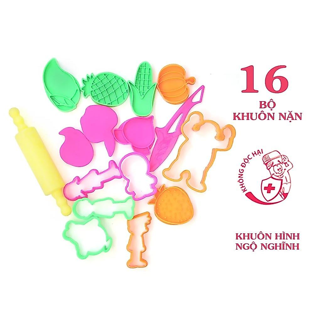 Bộ khuôn sáp nặn Thiên Long MCT-C03 tiện lợi, dễ sử dụng, an toàn đạt chuẩn Châu Âu EN71/3