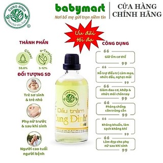 Dầu tràm chính hãng Cung Đình GOLD 100ml