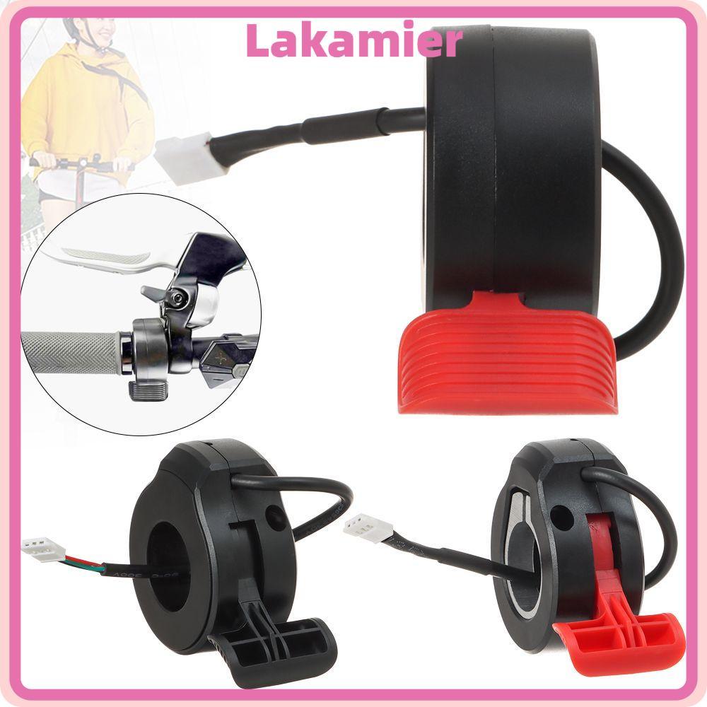 LAKA Ebike Thumb Throttle Đen / Đỏ Cho Bafang BBSHD 36V 48V Đầu Nối Chống Thấm Nước
