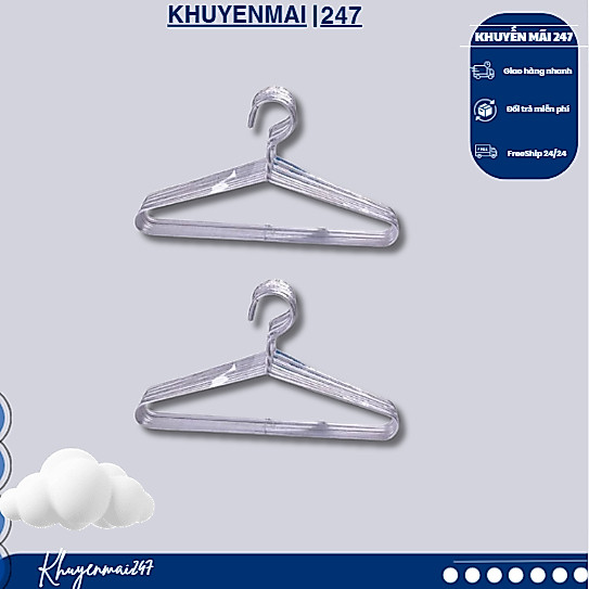 ( SET 10 MÓC NHÔM QUẦN ÁO TRẺ EM NHỎ MỎNG ) Bộ 10 Móc phơi quần áo trẻ em thiết kế mỏng -FHT-
