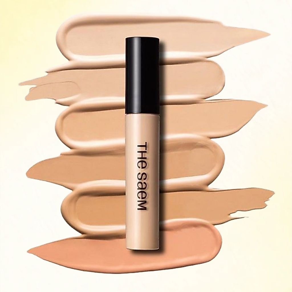 The Saem Cover Perfection Tip Concealer 9.5g Full Coverage Dark Circle Blemish Concealer Brightener 