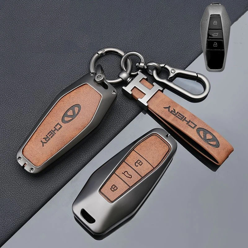 Ốp Chìa Khóa Từ Xa Cho Chery Icar 03 Icar03 AIQAR EQ7 EQ5 EQ3 JAECOO J6 J7 J8 Hộp Đựng Chìa Khóa