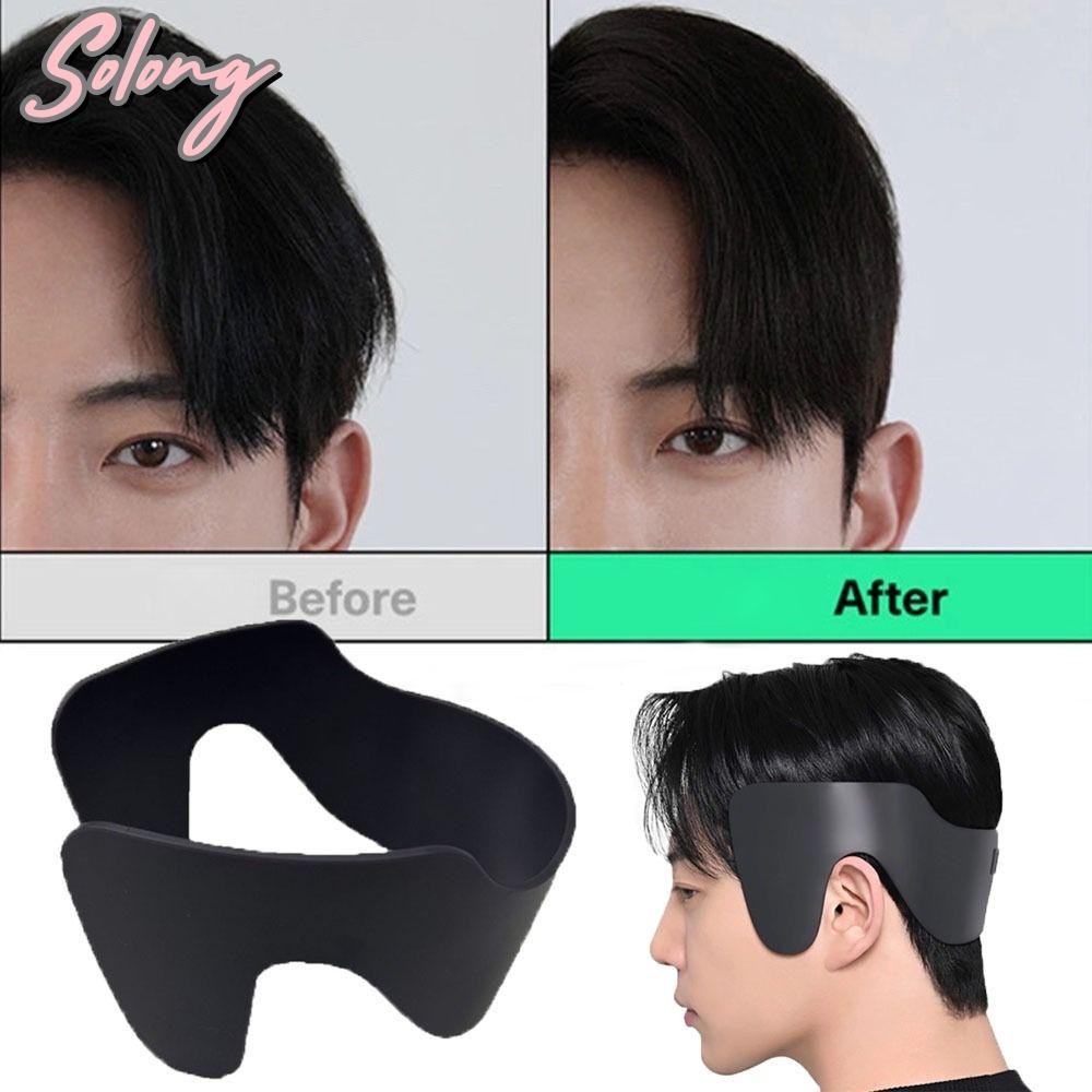 Kẹp tóc COMME Sideburns, Thiết bị uốn cong mượt mà chống cong, Dụng cụ tạo kiểu dễ sử dụng Tấm ép tóc bên Tame chống nước cho kiểu tóc