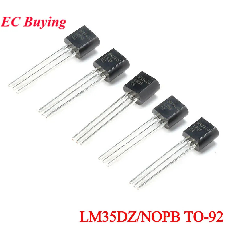 2 Cái / 1 cái LM35DZ / NOPB LM35DZ LM35 Centigrade TO-92 DS18B20 18B20 SMD Chip Cảm Biến Nhiệt Độ Ch