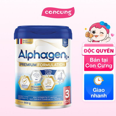 SPDDCT Alphagen Premium Formulation Total Care 800g (từ 2 tuổi)