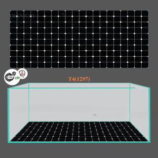 [Tặng Đồ Dán+Sticker] Tranh dán đáy bể các cảnh caro sọc trắng 1184 , màu đậm sắc nét , thịnh hành