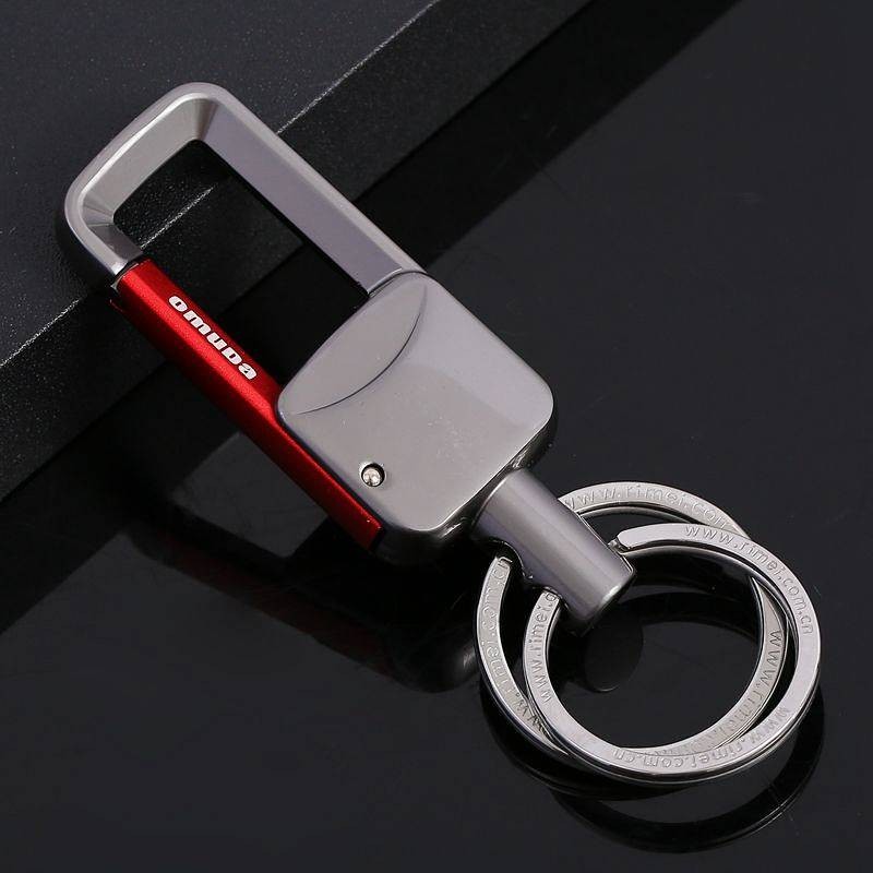 Car Key Ring Alloy Key Chain Pendant Couple Double Ring Key Ring Car decorations JL00