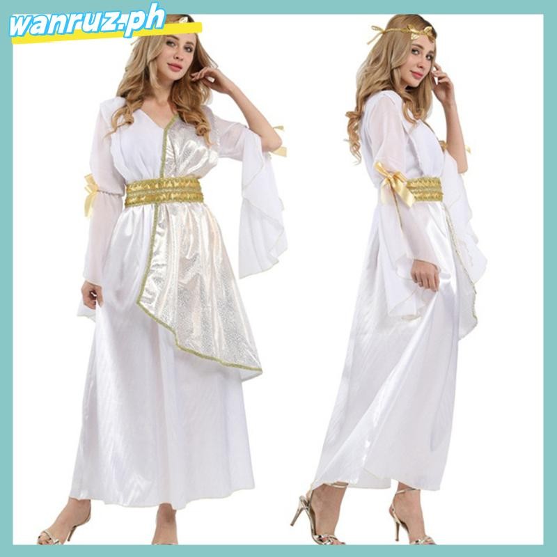 Công Chúa Hy Lạp Trang Phục Đầm Athena cosplay Trang Phục Người Lớn Halloween Athena Mỹ Tự Do Athena