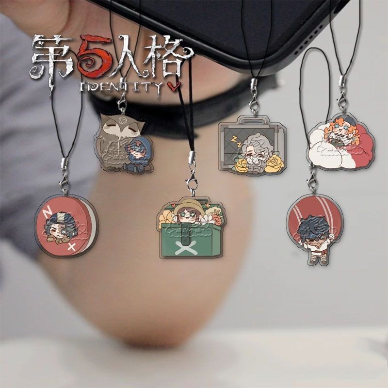 New Identity V Peripheral Mobile Phone Chain Cartoon Embalmer Explorer Mobile Phone Hanging Rope  De