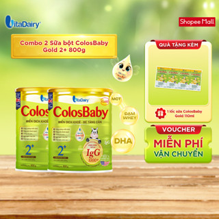 Combo 2 Sữa bột Colosbaby Gold 2+ 800g - VitaDairy