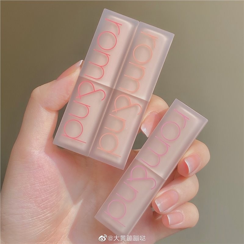 New Product#romand Matte lipstick square tube cream apricot color08Velvet09Naked Milk Tea01Dirty Pin