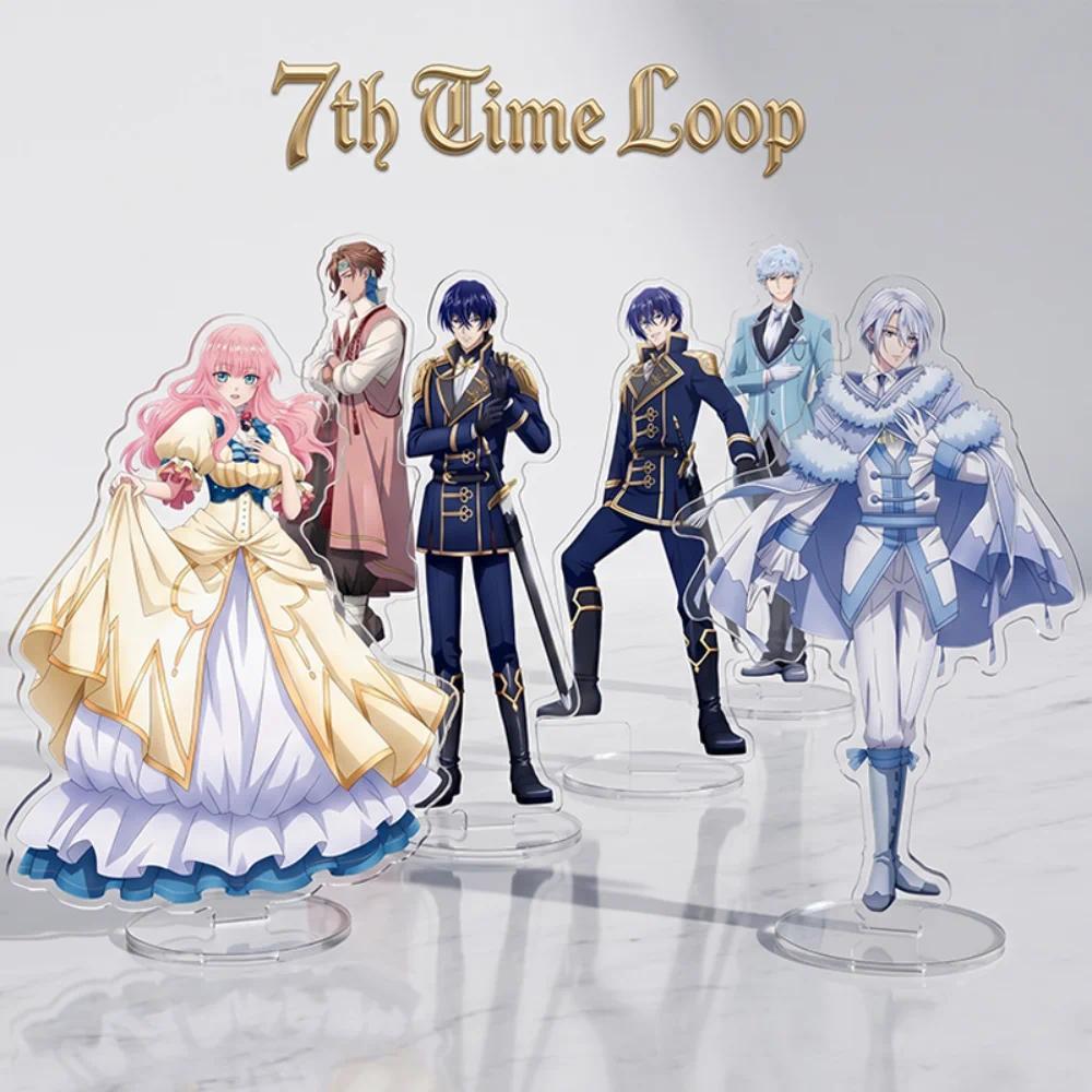 Hot Anime 7th Time Loop Arnold Hein  Double-sided Mica Giá đỡ keychain Mô hình Display Cosplay Desk