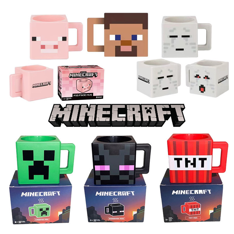 Minecraft Cốc Creeper Cốc Nước Uống TNT Steve Enderman Pig Ghast Mẫu Trẻ Em Quà Tặng Sáng Tạo