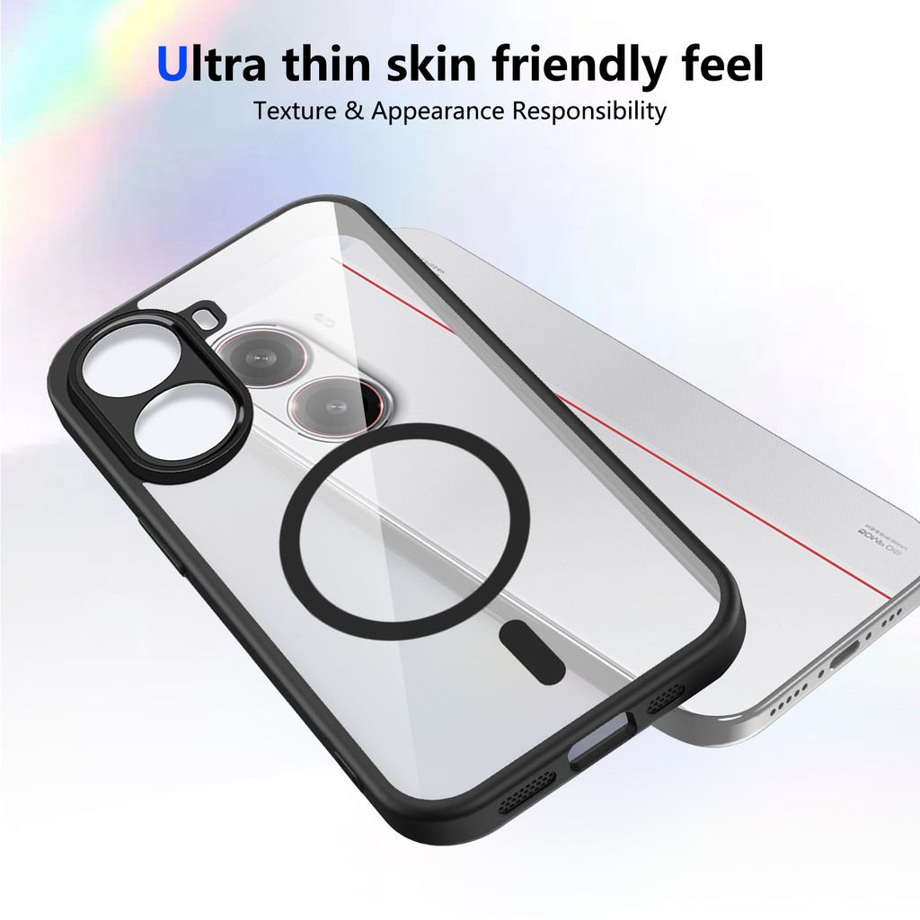 Ốp lưng Redmi Turbo 4 Vỏ từ tính trong suốt mờ cho vỏ điện thoại Redmi Turbo 4 5G