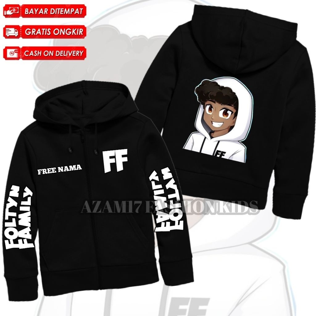 FoltyN GIA ĐÌNH ROBLOX TRẺ EM ÁO KHOÁC HOODIE ❈ ่ ◕ / ❈ ROBLOX FOLTYN GIA ĐÌNH TRẺ EM ÁO KHOÁC ZIPPE