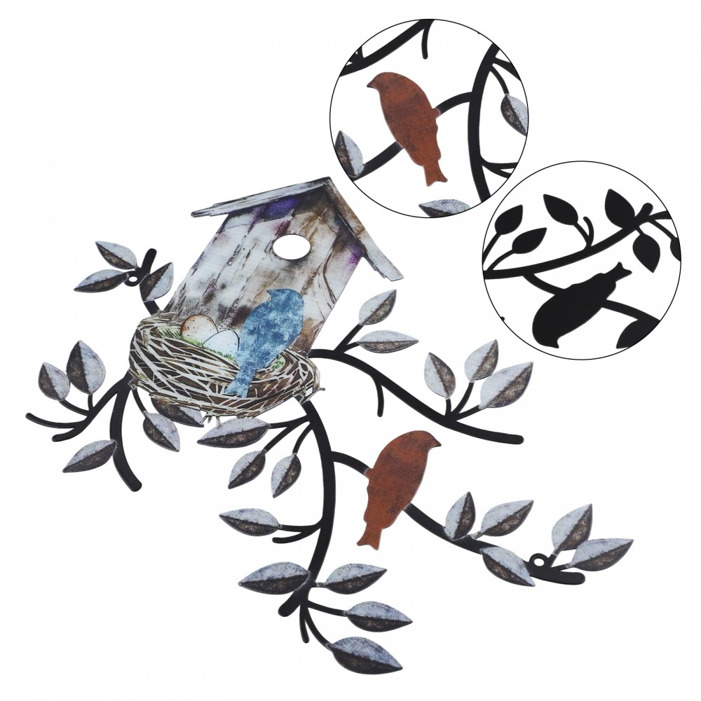 [DOLLDOLL-VN]Metal Art Wall Art Wall Decor Outdoor Decoration Metal Leaf Wall Decor