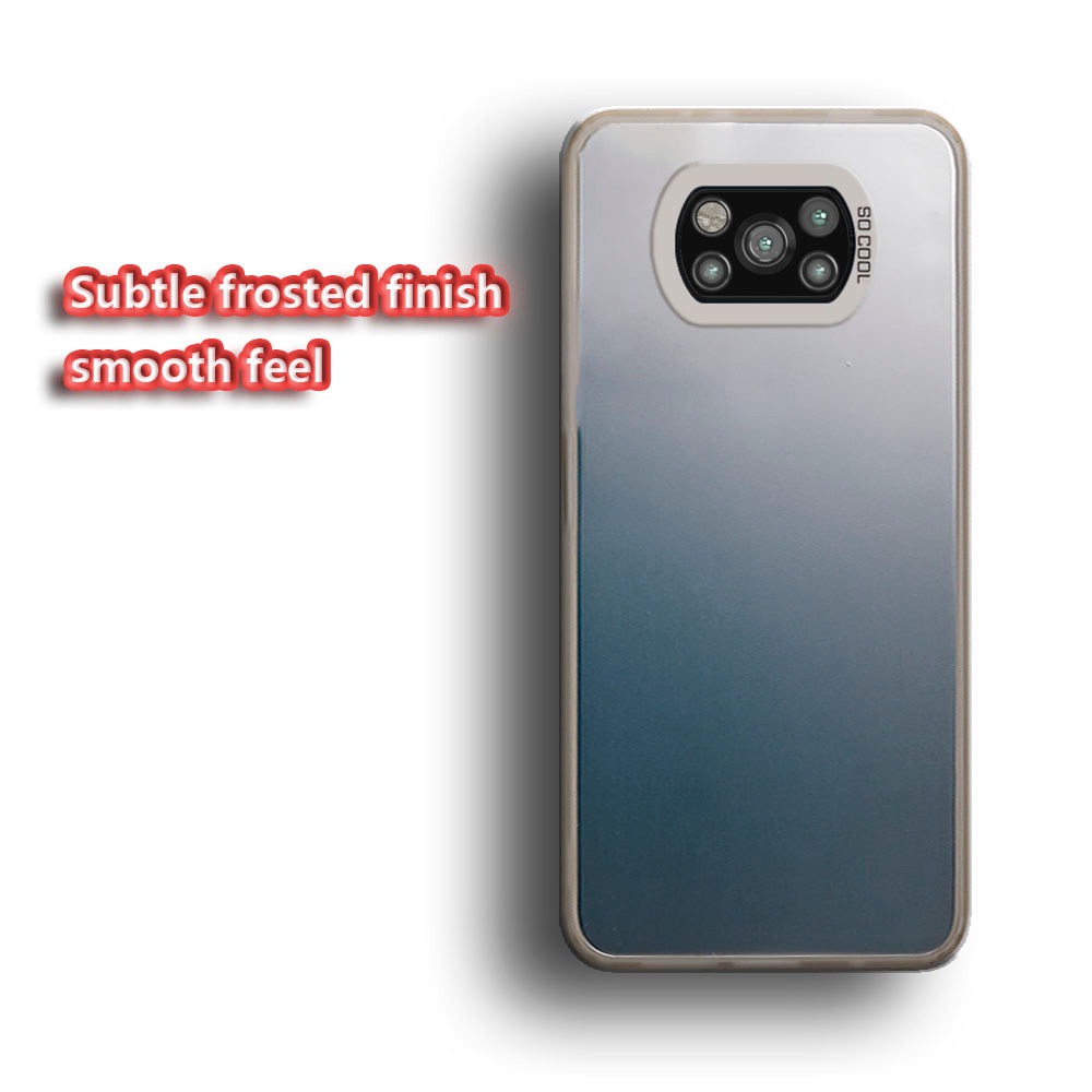 Dành Cho Xiaomi Poco X3 X3 NFC X3 Pro Slim Fit Vỏ Silicon Mềm Kết Cấu Laser Kháng Khuẩn Chống Sốc Kh