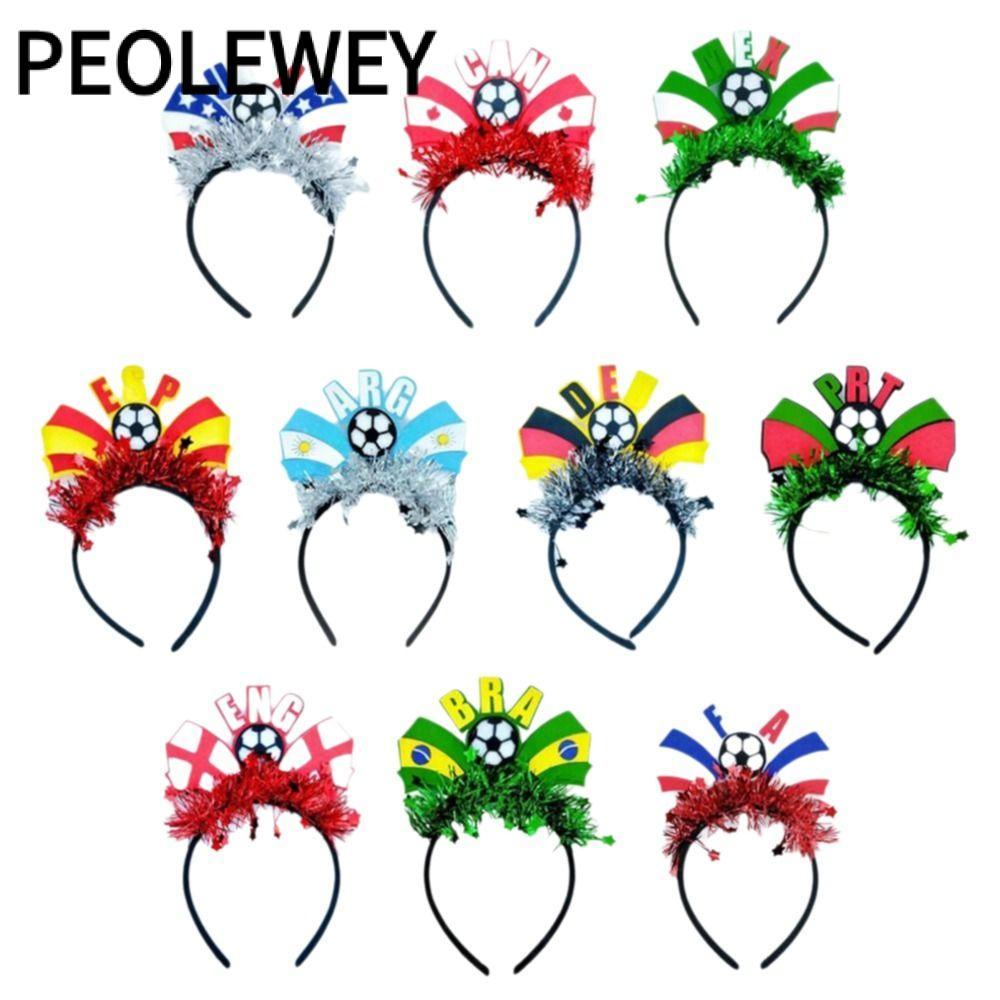 PEOLEWEY National Team Flag Headband, Flag Design Football Event Headband, Sự kiện lưu niệm sự kiện 