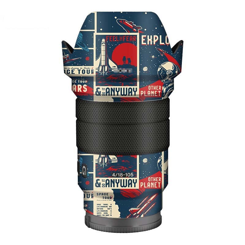 Thích hợp cho ống kính Sony 18-105mmF4 Phim bảo vệ toàn diện Cổng E 18-105 Miếng dán bằng sợi Carbon