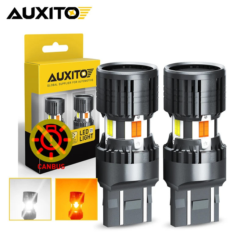 AUXITO 2 Chiếc T20 LED Canbus No Hyper Flash W21W WY21W 7440 7440NA 7443 W21 / 5W Bóng Đèn LED DRL Đ