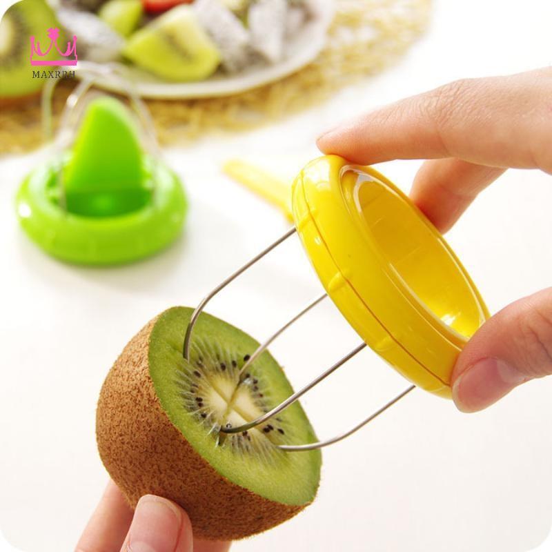 Maxrrh Kiwi Peeler Chuyên Nghiệp Kiwi Cutter Kiwi Dụng Cụ 2 Trong 1 Thép Không Gỉ Kiwi Fruit Peeler 