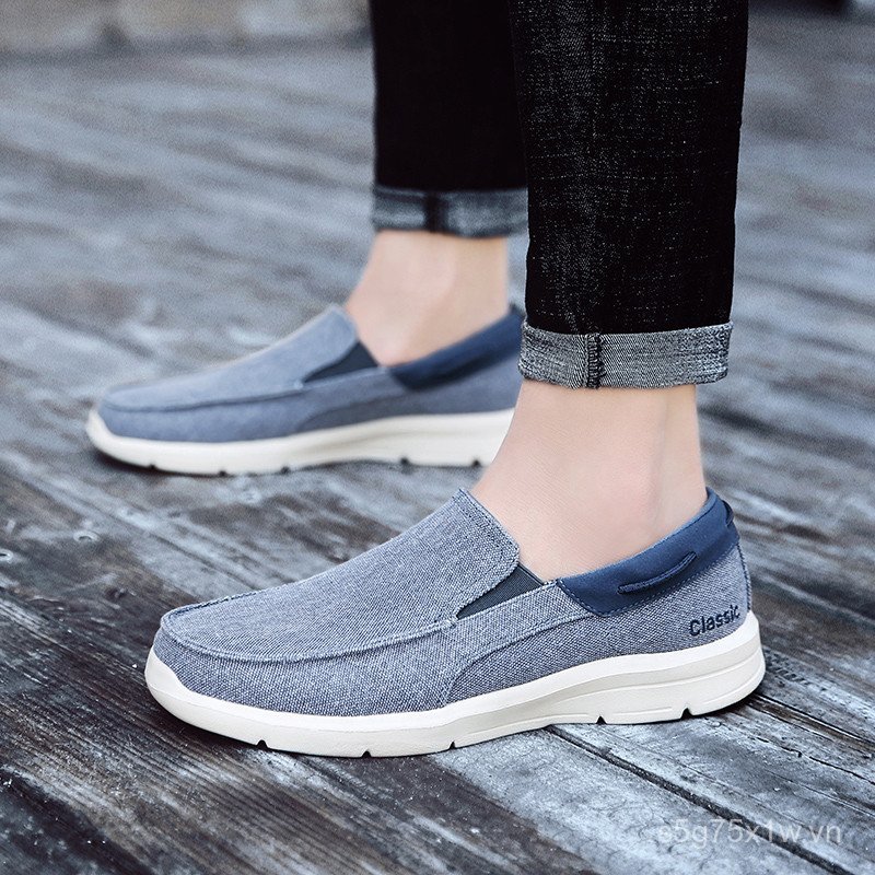 Giày vải canvas canvas cỡ lớn siêu nhẹ siêu nhẹ